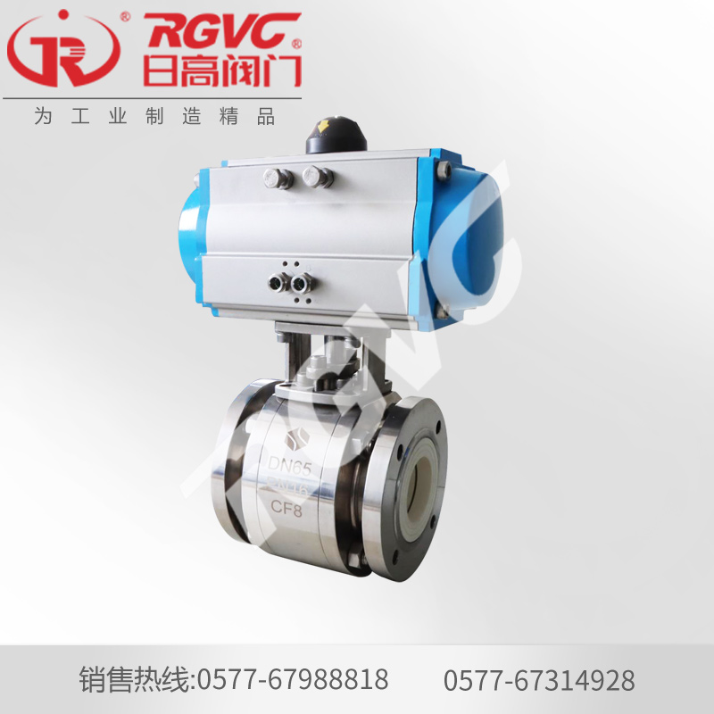 气动陶瓷球阀Q643TC-10P-304+氧化锆陶瓷